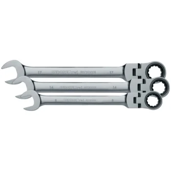 Gedore set vilasto okastih brzih ključeva sa zglobom 8-19mm, 5 delova R07305005 Gedore set vilasto okastih brzih ključeva sa zglobom 8-19mm, 5 delova R07305005